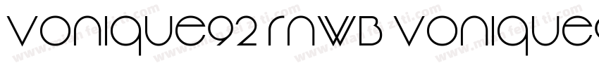 Vonique92 rnWB(Vonique92)字体转换